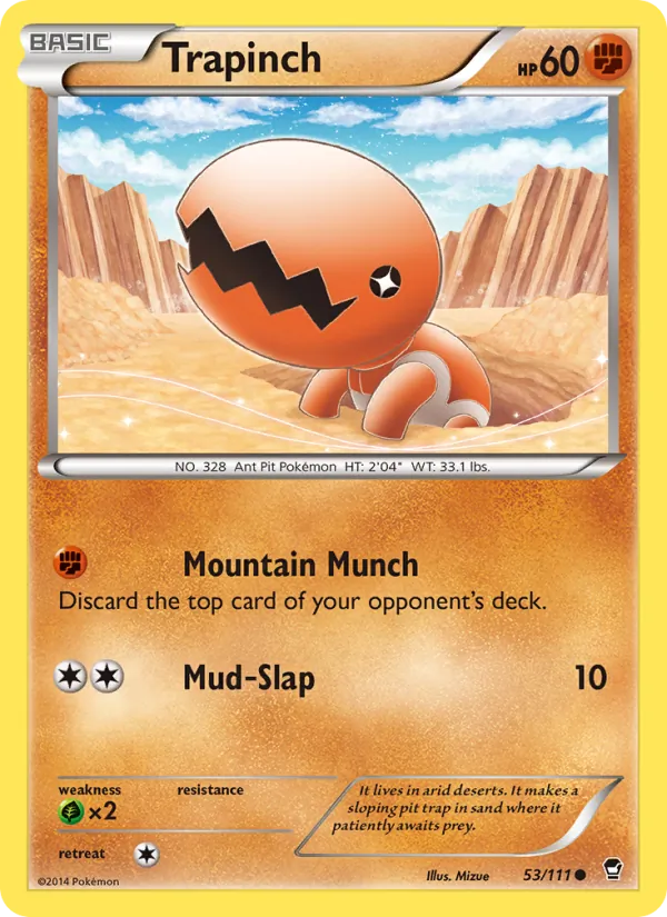 53 Trapinch – Furious Fists
