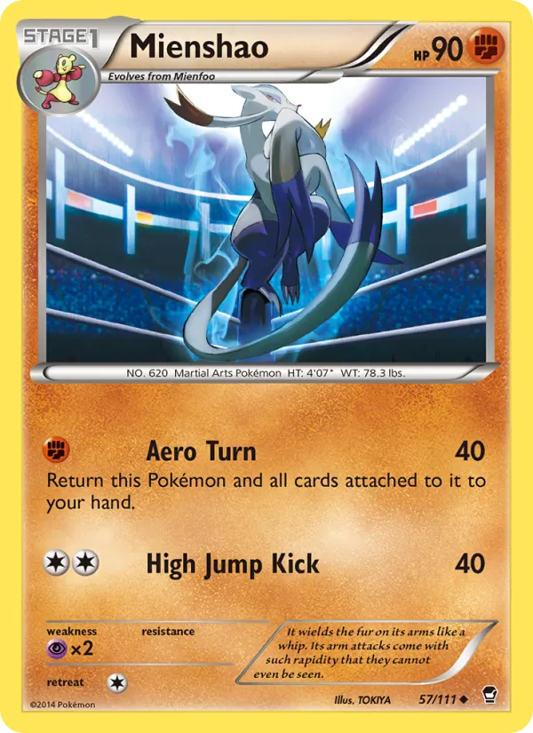 57 Mienshao – Furious Fists