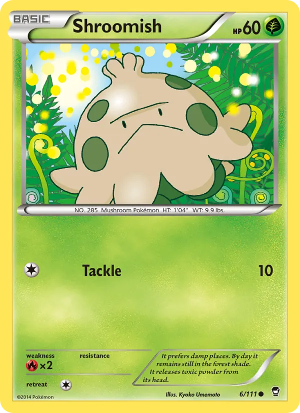6 Shroomish – Furious Fists