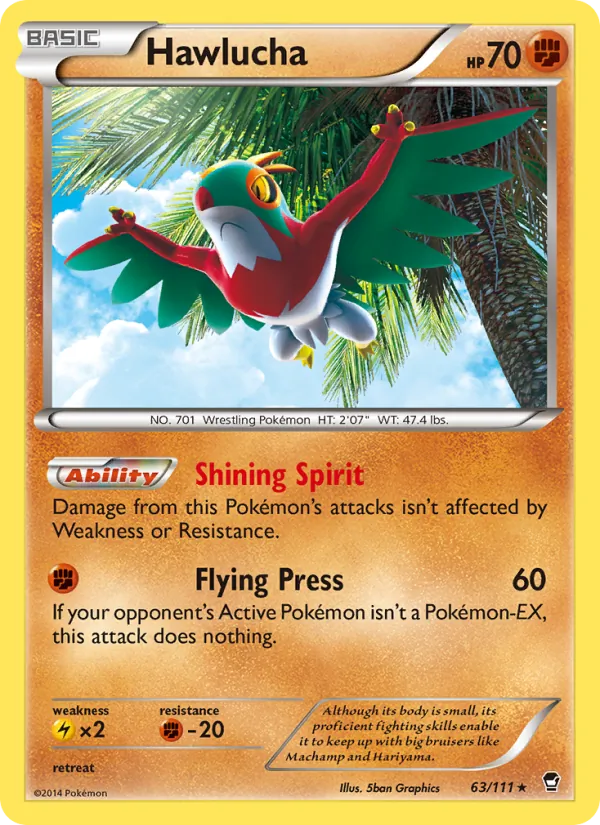 63 Hawlucha – Furious Fists