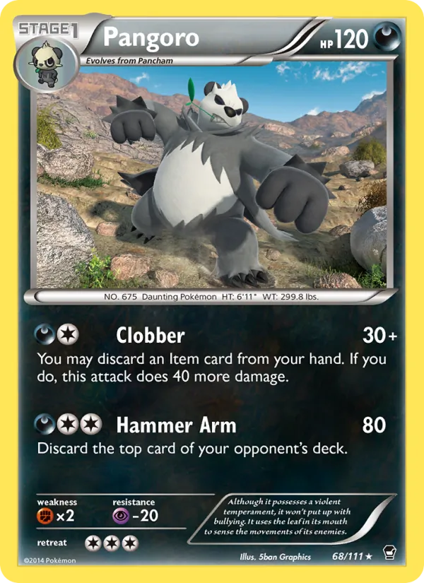 68 Pangoro – Furious Fists