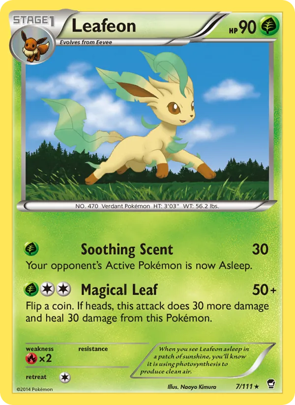 7 Leafeon – Furious Fists
