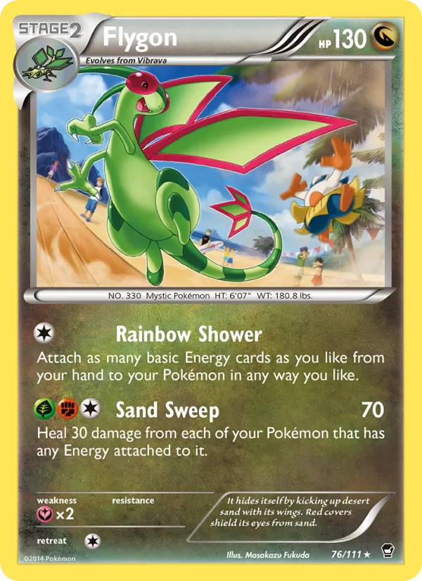 76 Flygon – Furious Fists