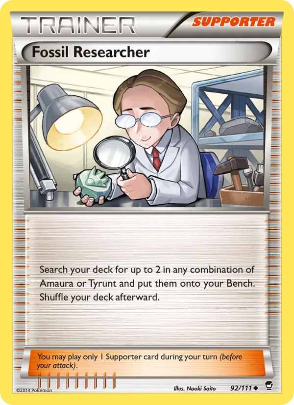 92 Fossil Researcher – Furious Fists