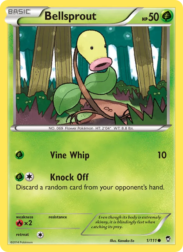 1-RH Bellsprout – Furious Fists