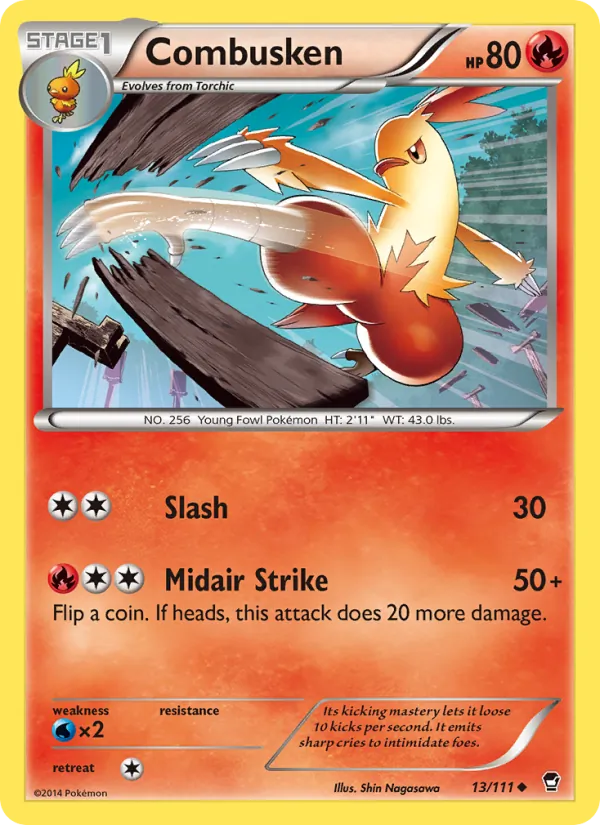 13-RH Combusken – Furious Fists