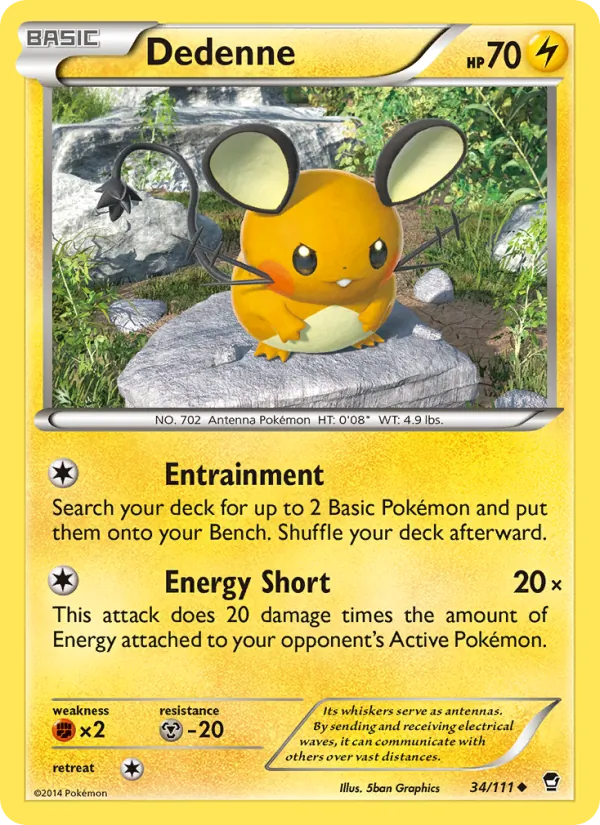 34-RH Dedenne – Furious Fists