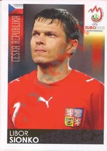 93 Libor Sionko – UEFA Euro Austria-Switzerland 2008 Panini