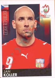 96 Jan Koller – UEFA Euro Austria-Switzerland 2008 Panini