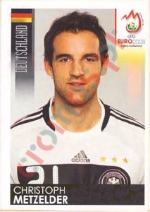 210 Christoph Metzelder – UEFA Euro Austria-Switzerland 2008 Panini