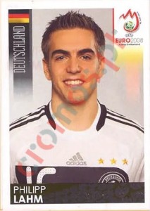 214 Philipp Lahm – UEFA Euro Austria-Switzerland 2008 Panini