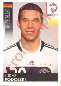 223 Lukas Podolski – UEFA Euro Austria-Switzerland 2008 Panini