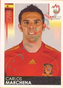 419 Carlos Marchena – UEFA Euro Austria-Switzerland 2008 Panini
