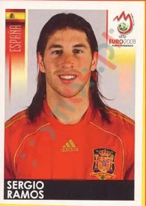 420 Sergio Ramos – UEFA Euro Austria-Switzerland 2008 Panini