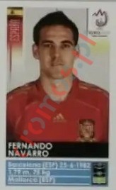 422x Fernando Navarro – UEFA Euro Austria-Switzerland 2008 Panini