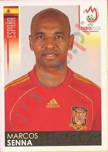 425 Marcos Senna – UEFA Euro Austria-Switzerland 2008 Panini