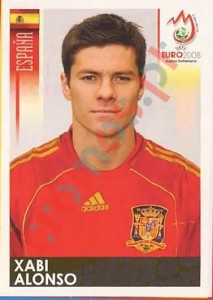 426 Xabi Alonso – UEFA Euro Austria-Switzerland 2008 Panini