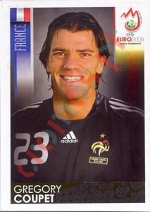 338 Gregory Coupet – UEFA Euro Austria-Switzerland 2008 Panini