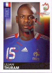 339 Lilian Thuram – UEFA Euro Austria-Switzerland 2008 Panini
