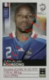 344x Jean-Alain Boumsong – UEFA Euro Austria-Switzerland 2008 Panini