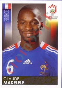 346 Claude Makelele – UEFA Euro Austria-Switzerland 2008 Panini