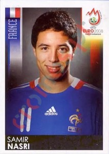 349 Samir Nasri – UEFA Euro Austria-Switzerland 2008 Panini