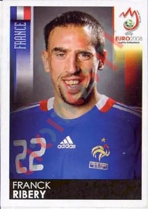 351 Franck Ribery – UEFA Euro Austria-Switzerland 2008 Panini