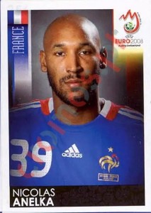 356 Nicolas Anelka – UEFA Euro Austria-Switzerland 2008 Panini