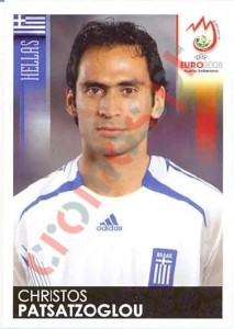 366 Christos Patsatzoglou – UEFA Euro Austria-Switzerland 2008 Panini