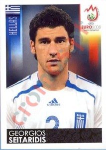 367 Georgios Seitaridis – UEFA Euro Austria-Switzerland 2008 Panini