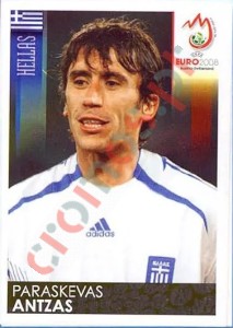 369 Paraskevas Antzas – UEFA Euro Austria-Switzerland 2008 Panini