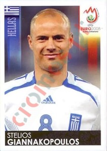 373 Stelios Giannakopoulos – UEFA Euro Austria-Switzerland 2008 Panini