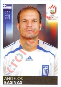 374 Angelos Basinas – UEFA Euro Austria-Switzerland 2008 Panini