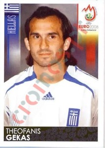 381 Theofanis Gekas – UEFA Euro Austria-Switzerland 2008 Panini