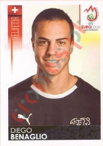 52 Diego Benaglio – UEFA Euro Austria-Switzerland 2008 Panini
