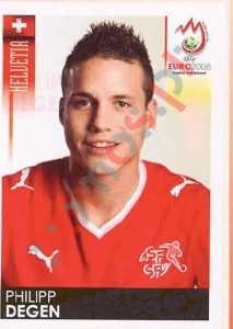 53 Philipp Degen – UEFA Euro Austria-Switzerland 2008 Panini