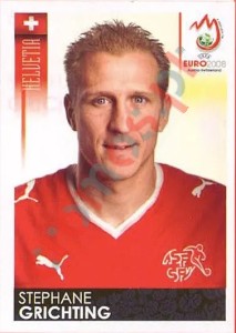 56 Stephane Grichting – UEFA Euro Austria-Switzerland 2008 Panini