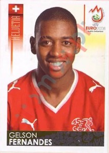 61 Gelson Fernandes – UEFA Euro Austria-Switzerland 2008 Panini