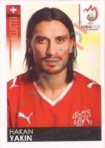 64 Hakan Yakin – UEFA Euro Austria-Switzerland 2008 Panini
