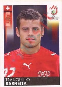 65 Tranquillo Barnetta – UEFA Euro Austria-Switzerland 2008 Panini
