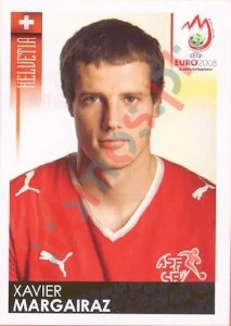 66 Xavier Margairaz – UEFA Euro Austria-Switzerland 2008 Panini