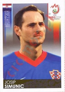 183 Josip Simunic – UEFA Euro Austria-Switzerland 2008 Panini
