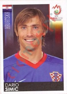 184 Dario Simic – UEFA Euro Austria-Switzerland 2008 Panini