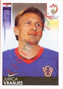 188 Jurica Vranjes – UEFA Euro Austria-Switzerland 2008 Panini