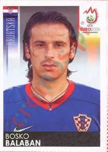197 Bosko Balaban – UEFA Euro Austria-Switzerland 2008 Panini