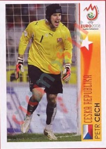 464 Petr Cech - Ceska Rebublika – UEFA Euro Austria-Switzerland 2008 Panini
