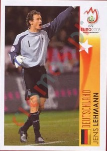 467 Jens Lehmann - Deutschland – UEFA Euro Austria-Switzerland 2008 Panini