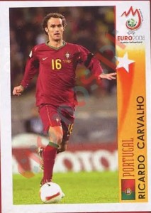 469 Ricardo Carvalho - Portugal – UEFA Euro Austria-Switzerland 2008 Panini