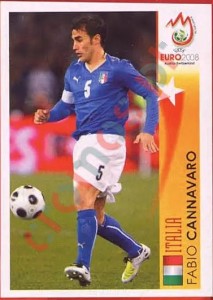 471 Fabio Cannavaro - Italia – UEFA Euro Austria-Switzerland 2008 Panini