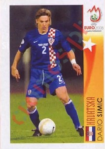 474 Dario Simic - Hrvatska – UEFA Euro Austria-Switzerland 2008 Panini